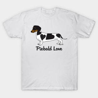 Piebald Love Dachshund T-Shirt